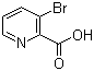 结构式 CAS# 30683-23-9, 3-溴吡啶-2-甲酸