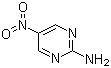 2-氨基-5-硝基嘧啶分子结构 (CAS 3073-77-6)