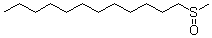 Dodecyl methyl sulfoxide molecular structure (CAS 3079-30-9)