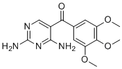 结构式 CAS# 30806-86-1, 5-(3,4,5-三甲氧基苯甲酰基)-2,4-嘧啶二胺