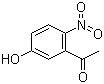 2'-Nitro-5'-hydroxyacetophenone molecular structure (CAS 30879-49-3)