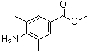 4-Amino-3,5-dimethylbenzoic acid methyl ester molecular structure (CAS 3095-48-5)