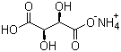 Ammonium hydrogen tartrate molecular structure (CAS 3095-65-6)