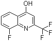 结构式 CAS# 31009-31-1, 8-氟-4-羟基-2-(三氟甲基)喹啉