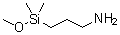 structure of CAS# 31024-26-7, (3-Aminopropyl)dimethylmethoxysilane;3-(Methoxydimethylsilyl)propylamine; Dimethylmethoxy(gamma-aminopropyl)silane; gamma-Aminopropylmethoxydimethylsilane
