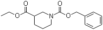 结构式 CAS# 310454-53-6, 哌啶-1,3-二甲酸 1-苄酯 3-乙酯