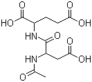 structure of CAS# 3106-85-2, N-Acetyl-L-aspartyl-L-glutamic acid;N-Acetyl-Asp-Glu
