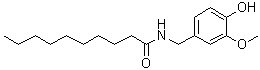 N-Vanillyldecanamide molecular structure (CAS 31078-36-1)