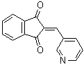 2-(3-Pyridylmethylene)-1,3-indandione molecular structure (CAS 31083-55-3)