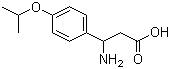 结构式 CAS# 311321-19-4, 3-氨基-3-(4-异丙氧基苯基)丙酸