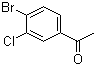 structure of CAS# 3114-31-6, 4'-Bromo-3'-chloroacetophenone;1-(4-Bromo-3-chlorophenyl)ethanone