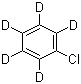 structure of CAS# 3114-55-4, Chlorobenzene-D5