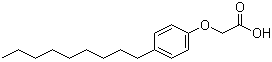 structure of CAS# 3115-49-9, 4-Nonylphenoxyacetic acid;(4-Nonylphenoxy)acetic acid