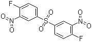 结构式 CAS# 312-30-1, 二(4-氟-3-硝基苯基)砜