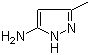 3-Amino-5-methylpyrazole molecular structure (CAS 31230-17-8)