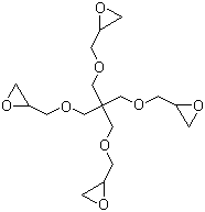 Pentaerythritol glycidyl ether molecular structure (CAS 3126-63-4)