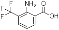 2-氨基-3-(三氟甲基)苯甲酸分子结构 (CAS 313-12-2)
