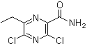 结构式 CAS# 313340-08-8, 3,5-二氯-6-乙基吡嗪甲酰胺
