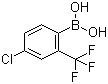structure of CAS# 313545-41-4, 2-Chloro-4-(trifluoromethyl)phenylboronic acid