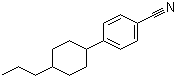 4-(4-丙基环己基)苄腈分子结构 (CAS 313552-83-9)