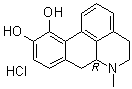 结构式 CAS# 314-19-2, R-(-)-阿朴吗啡盐酸盐