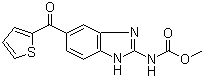 structure of CAS# 31430-18-9, Nocodazole;Methyl [5-(2-thienylcarbonyl)-1H-benzimidazol-2-yl]carbamate