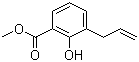 3-烯丙基-2-羟基苯甲酸甲酯分子结构 (CAS 31456-98-1)
