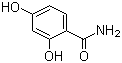 2,4-二羟基苯甲酰胺分子结构 (CAS 3147-45-3)