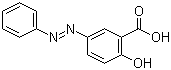 结构式 CAS# 3147-53-3, 5-(苯基偶氮)水杨酸