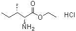 结构式 CAS# 315700-65-3, D-别异亮氨酸乙酯盐酸盐