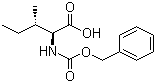 结构式 CAS# 3160-59-6, N-苄氧羰基-L-异亮氨酸