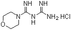 Moroxydine hydrochloride molecular structure (CAS 3160-91-6)