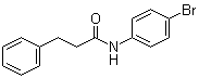 结构式 CAS# 316146-27-7, N-(4-溴苯基)苯丙酰胺
