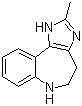 structure of CAS# 318237-73-9, 2-Methyl-1,4,5,6-tetrahydroimidazo[4,5-d][1]benzazepine