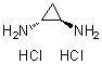 trans-1,2-Cyclopropanediamine dihydrochloride molecular structure (CAS 3187-76-6)