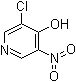 结构式 CAS# 31872-64-7, 5-氯-3-硝基-4-吡啶醇