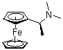 structure of CAS# 31886-57-4, S-[1-(Dimethylamino)ethyl]ferrocene;S(-)-N,N-dimethyl-1-ferrocenylethylamine
