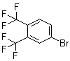 3,4-二(三氟甲基)溴苯分子结构 (CAS 320-29-6)