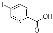 5-Iodo-2-pyridinecarboxylic acid molecular structure (CAS 32046-43-8)