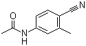4-Acetamido-2-methylbenzonitrile molecular structure (CAS 321162-59-8)