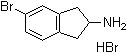 5-Bromoindan-2-amine hydrobromide molecular structure (CAS 321352-52-7)