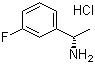 structure of CAS# 321429-48-5, (S)-1-(3-Fluorophenyl)ethylamine hydrochloride