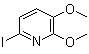 structure of CAS# 321535-23-3, 6-Iodo-2,3-dimethoxypyridine;2,3-Dimethoxy-6-iodopyridine