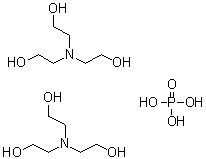 Triethanolamine phosphate (2:1) molecular structure (CAS 32154-53-3)
