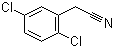 structure of CAS# 3218-50-6, 2,5-Dichlorobenzeneacetonitrile;2,5-Dichlorobenzyl cyanide