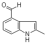 2-Methyl-1H-indole-4-carboxaldehyde molecular structure (CAS 321922-05-8)
