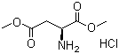 structure of CAS# 32213-95-9, Dimethyl L-aspartate hydrochloride;L-Aspartic acid dimethyl ester hydrochloride