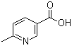structure of CAS# 3222-47-7, 6-Methylnicotinic acid;6-Methylpyridine-3-carboxylic acid