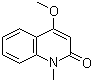 4-Methoxy-N-methyl-2-quinolone molecular structure (CAS 32262-18-3)