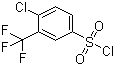 4-Chloro-3-(trifluoromethyl)benzenesulfonyl chloride molecular structure (CAS 32333-53-2)